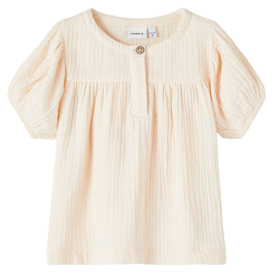 Name It Musselin Bluse Créme De Péche