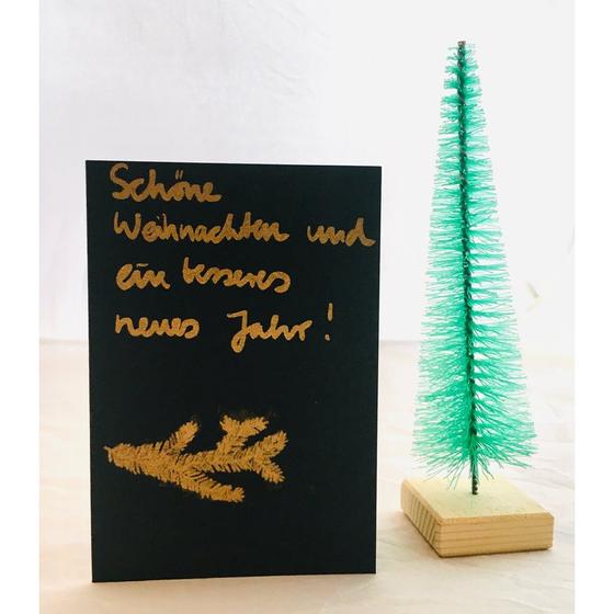 Schöne Weihnachten, Klappkarte mit Umschlag von superjuju