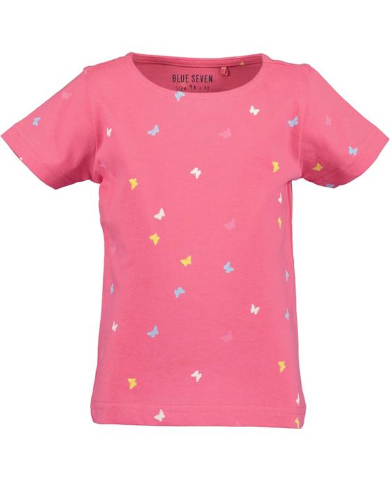T-Shirt "Schmetterlinge", Baumwolle, pink