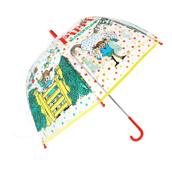 Regenschirm "Pippi Langstrumpf", transparent