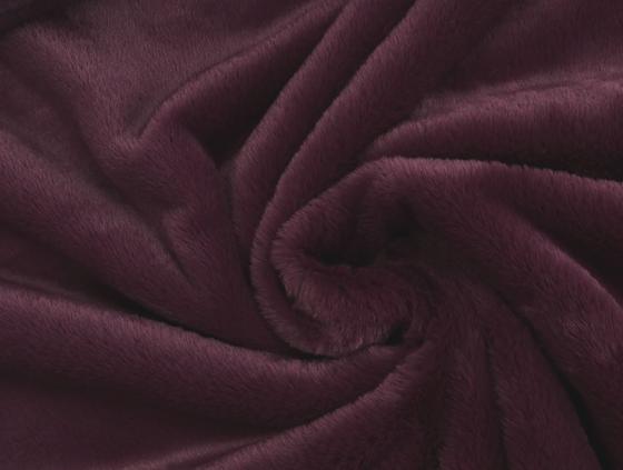 Mantelplüsch Kunstfell berry