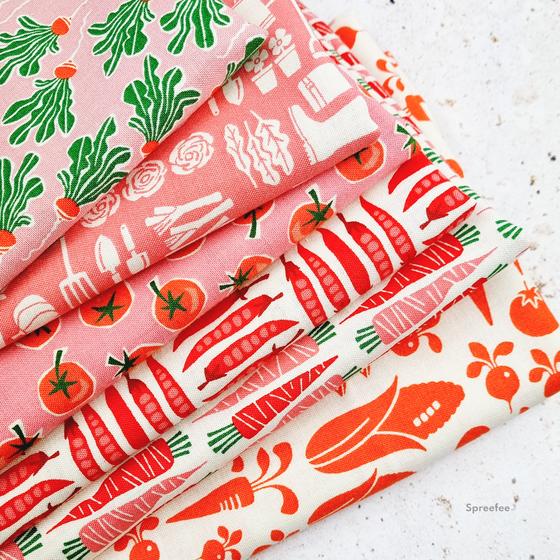 Fat Quarter Package In the Vegetable Garden
