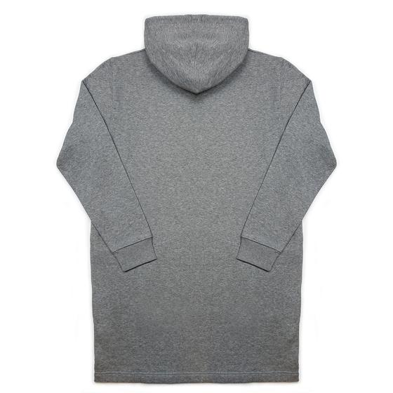 goldmarie Hoodie Sweatkleid OHMMM DIGGA - pink-dunkelgrau meliert 