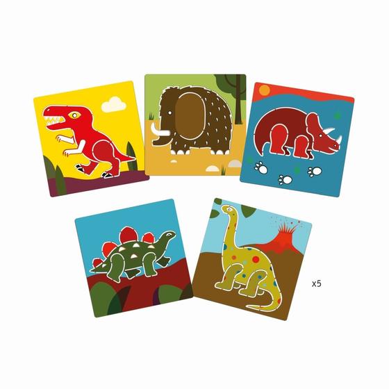 Schablonen "Dinos"