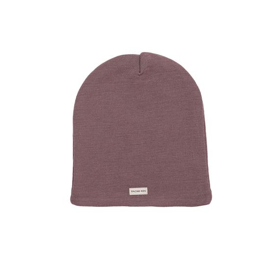Racing Kids Woll Mütze Dusty Purple