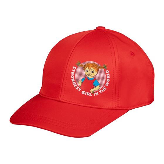 Cap "Pippi Langstrumpf", rot