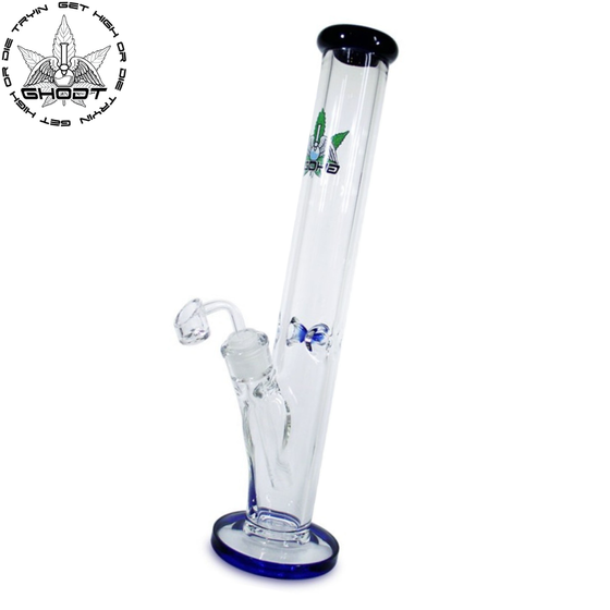 Glasbong, GHODT, mit Quartzbanger, Blau