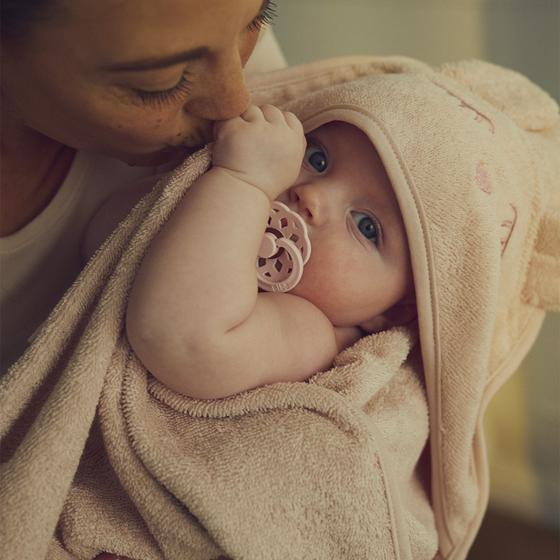 Müsli By Green Cotton Kapuzen Handtuch Bear Oat 