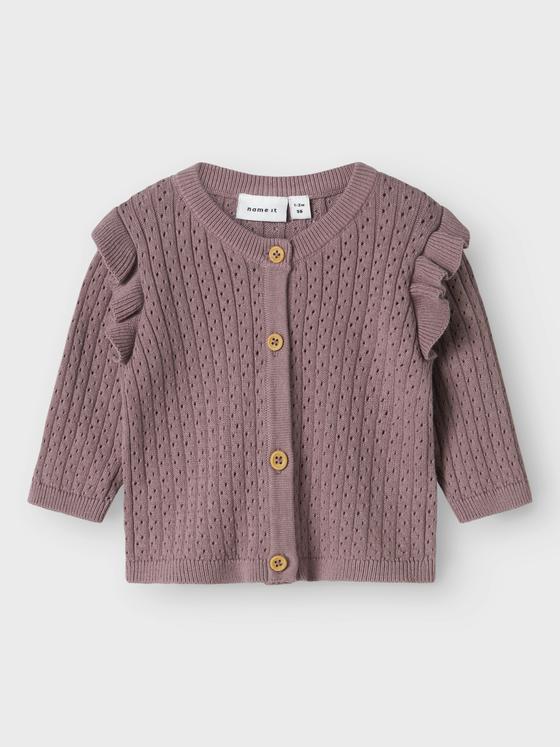 Name It Strickjacke Rüschen Toadstool