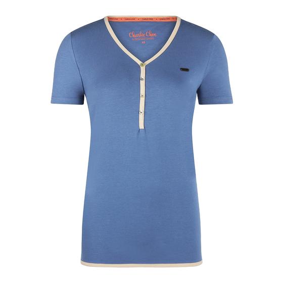 Chill-T-Shirt, Baumwolle, blau