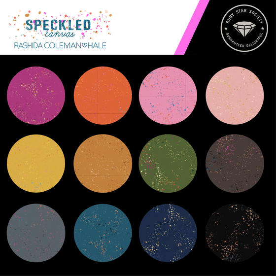 Speckled Canvas Ruby Star Society – stabiler Taschenstoff mit Speckled Design