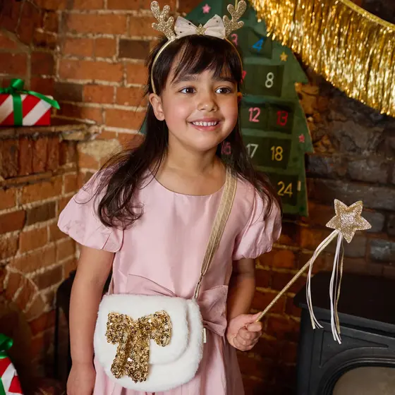 Rockahula Kids Magical Golden Star Star Zauberstab Gold Glitter