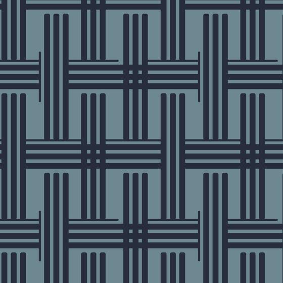 Elegant Estuaries von Cloud9 Fabrics – Bio-Baumwollstoff mit geometrischen Art-déco-Mustern und floralen Designs in Naturtönen