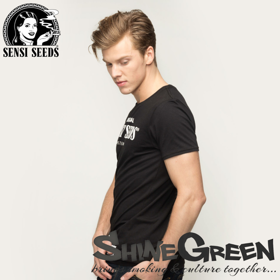 T-Shirt, Sensi Seeds®, Original Sports, Schwarz, Promo 1