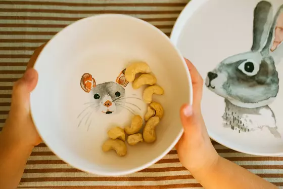 NUUKK Kinderschüssel Maus