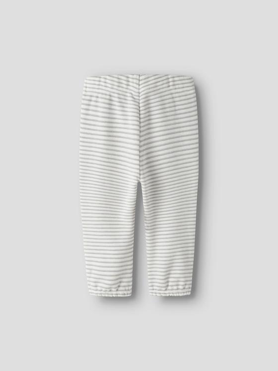 Name It Hose Streifen Lavender Gray
