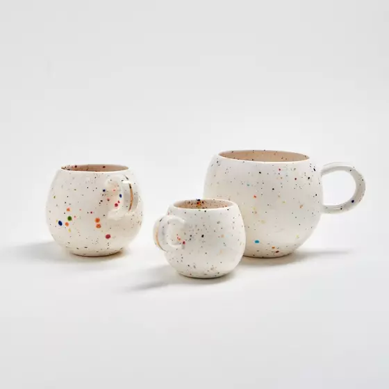 Tasse | Partyball-Tasse / Kaffeebecher - Gold Edition weiß