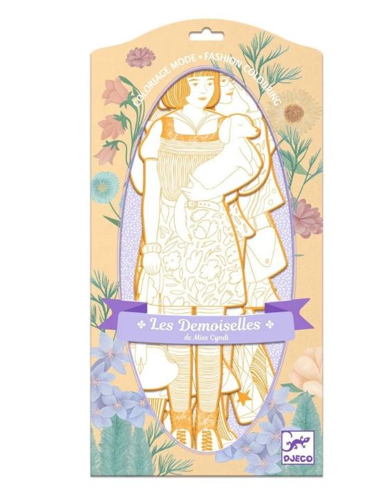 Djeco Ausmalbilder Demoiselles Scout
