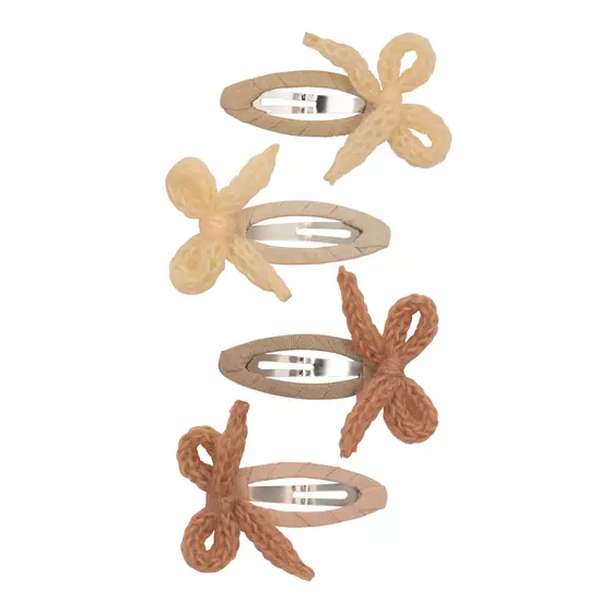 Mimi & Lula Granny Knitted Bow Haarspangen