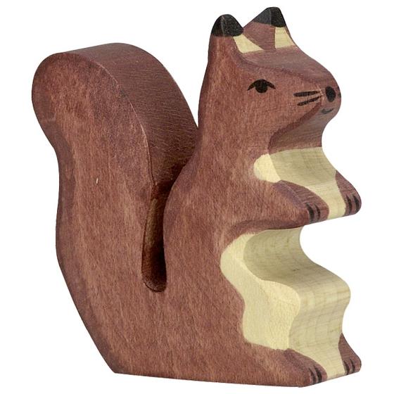 Holztiger Holztier Eichhörnchen