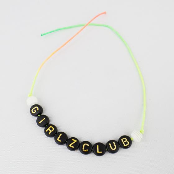 goldmarie Armband GIRLZCLUB zum Knoten - bunt