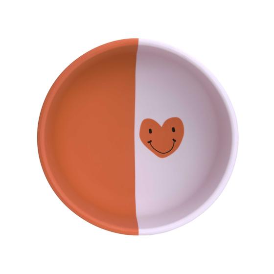 Lässig Schale Silikon Happy Rascals Heart Lavender