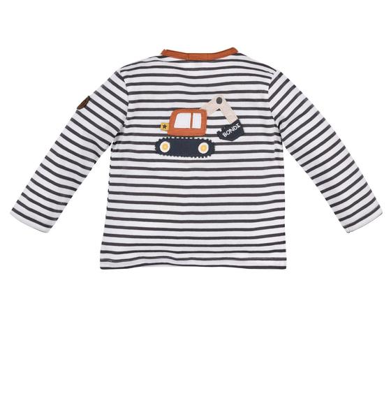 Langarmshirt "Little Worker", reine Baumwolle