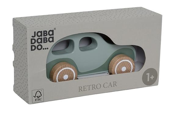 Jabadabado Holz Familienauto Grün