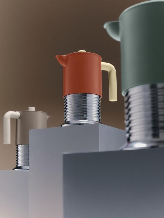 VITE Espressokocher Braun von Philippe Malouin