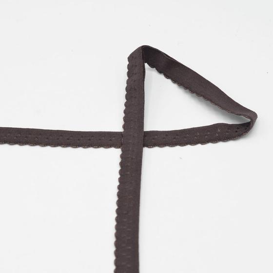 Elastisches Einfassband braun