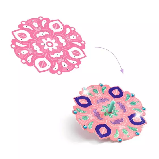 Djeco DIY Kreisel Flower Power