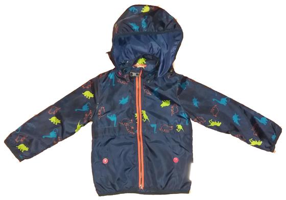 Leichte Übergangsjacke mit abknöpfbarer Kapuze, dunkelblau