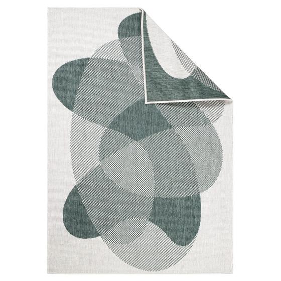 DUO Rug wendbarer Teppich grün