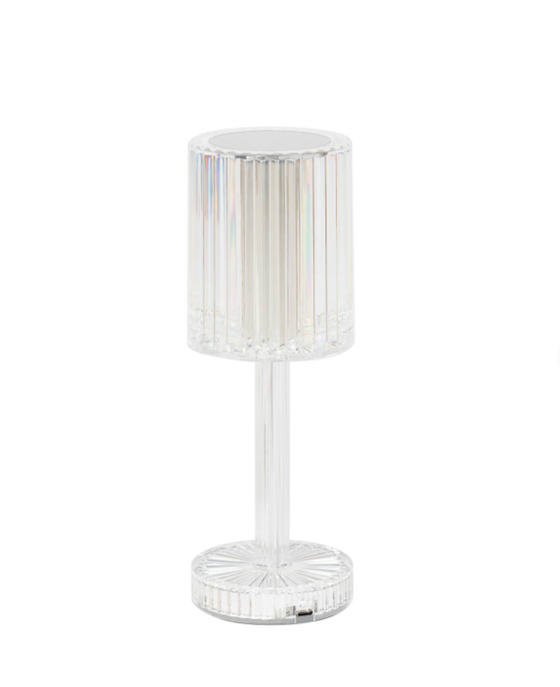 Lampe | Akku - LED Tischleuchte Louane - transparent