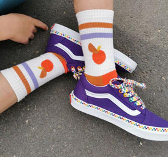 Fräulein Prusselise Bio Tennissocke Obst