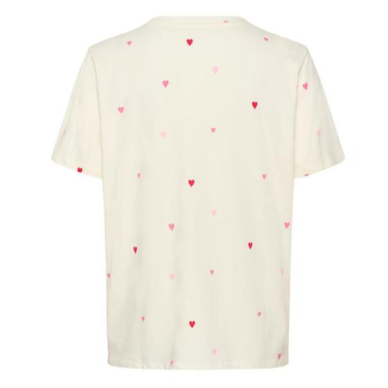 SAINT TROPEZ T-Shirt mit Herzen Johanna 30513937 - Multi Hearts - ice-pink 