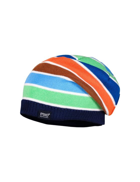 Beanie "Ringel" aus ungefüttertem Baumwollstrick