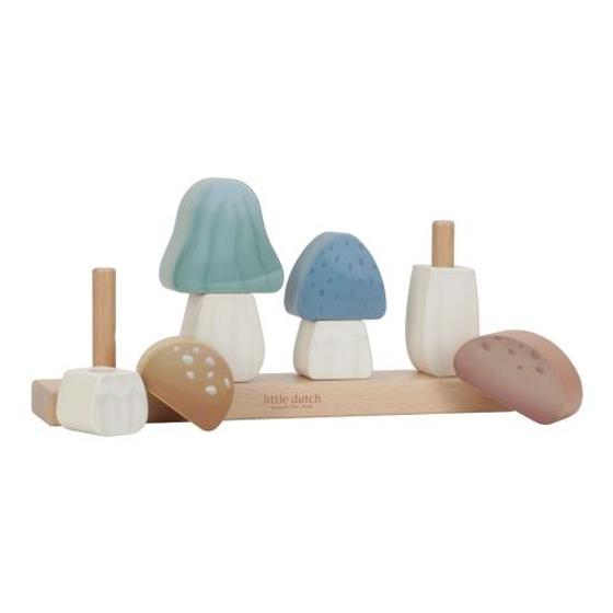 Little Dutch Steckpuzzle Stapelpilze Forest Friends