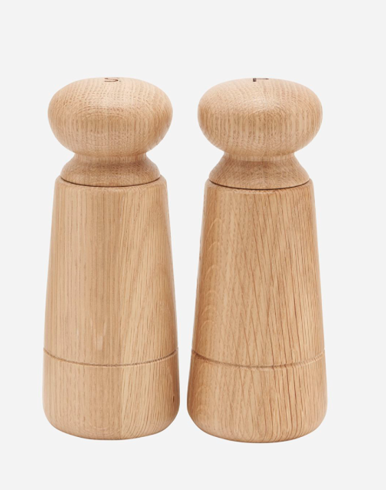 Küchenmühlen | 2er Set Salz- und Pfeffermühle Wardha - Eiche