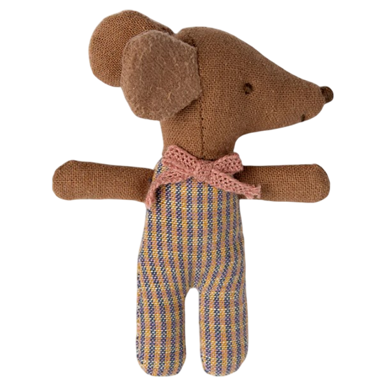 Maileg Sleepy Wakey Baby Maus in Streichholzschachtel Rose