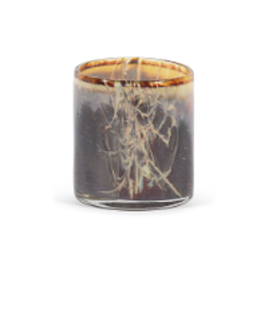 Kerzenhalter | Windlicht / Teelichthalter Lightning - Aubergine 