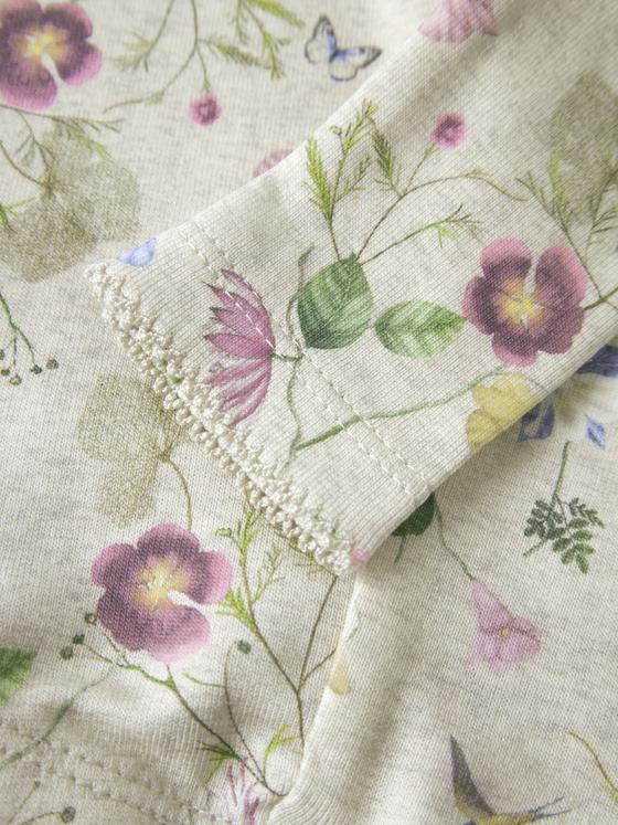 Name It Leggings Spring Flowers Peyote Melange