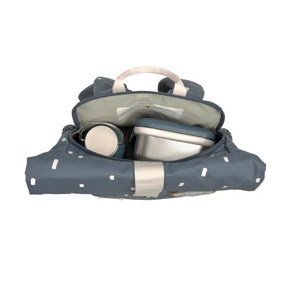 Lässig Kindergartenrucksack Rolltop - Happy Prints Dunkelblau 