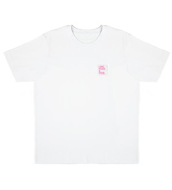 goldmarie LOVE PEACE MOIN T-Shirt - weiß - Unisex