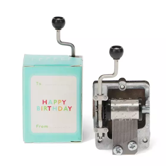 Rex London Spieluhr mit Handkurbel Happy Birthday
