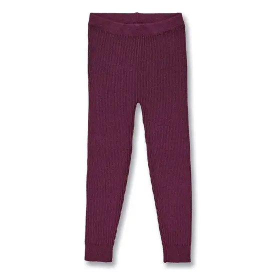 Sense Organics Strickleggings Yuma Bordeauxrot Melange