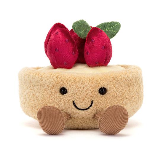 Jellycat Kuscheltier Amuseables Fleurette Tarte Aux Fraises