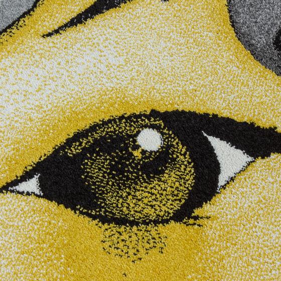 kids Cocuk halisi gri sari 160 x 230 cm