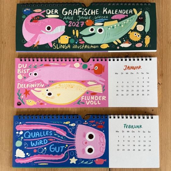 Der GraFische Kalender 2027 von Slinga