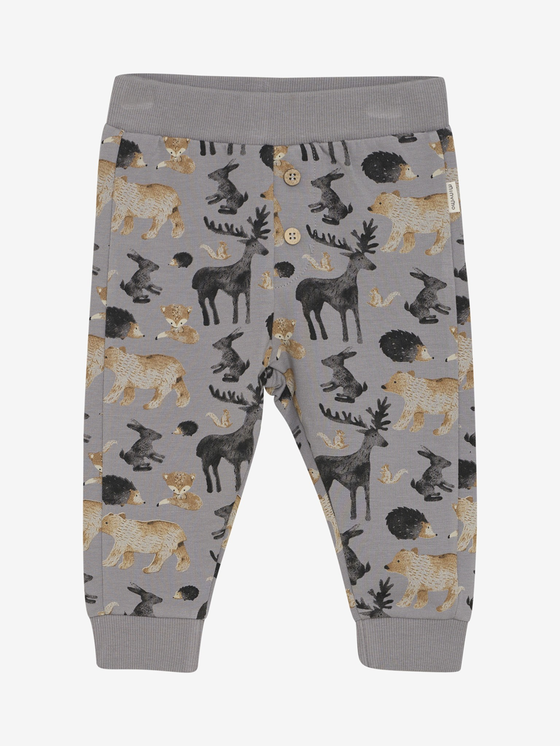 Sweathose "Tiere des Waldes", graublau